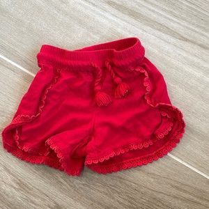 Red shorts